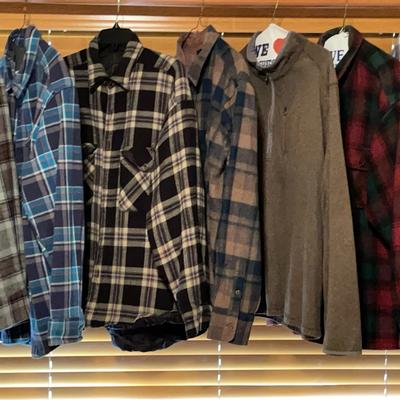 Men’s Winter Flannel & Wool Jackets / Shirts * Size Mostly XL But A Couple L