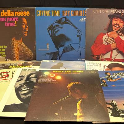 JAZZ GREATS! Records LPs * RAY CHARLES, JERRY LEE LEWIS, MANGIONE & MORE!