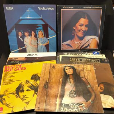 2~ABBA; 2~BEEGEES; 6~RITA COOLIDGE; IKE & TINA Records LPs