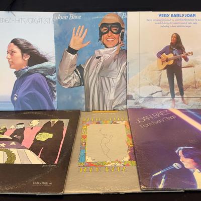 6~ JOAN BAEZ! Records LPs