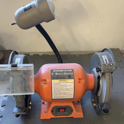 Central Machinery 8" Bench Grinder * 3/4 HP * TESTED Working