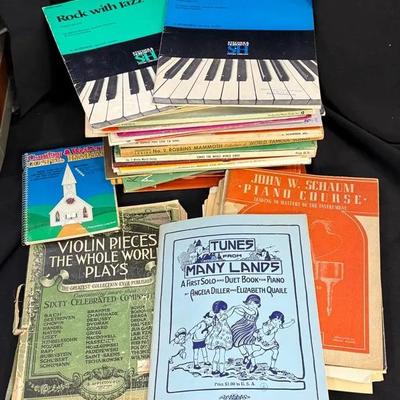 Abundant Sheet Music! * Mostly Piano/Keyboard; Some Accordion  * Jazz, Baroque, Folk & More 
