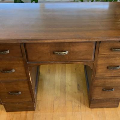 Wood Desk * Perfect Size 