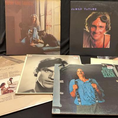 5~JAMES TAYLOR, 3~CAROLE KING Records LPs