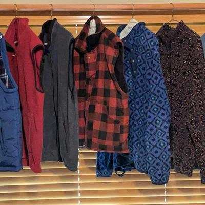 Men’s Winter Pull Over Fleece & Vests * Sizes L & XL 