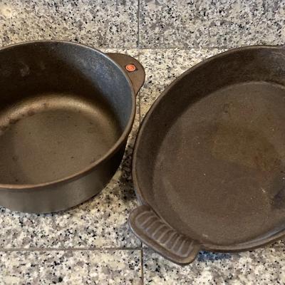 CAST IRON! Casserole 11” Taiwan No. 4 * 7 1/2” 1.7L JOTUL Norway 