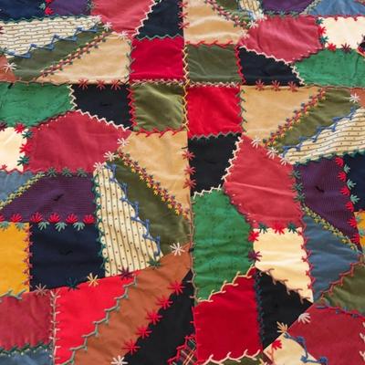 House of Hatton Crazy Quilt 60 x 60” 