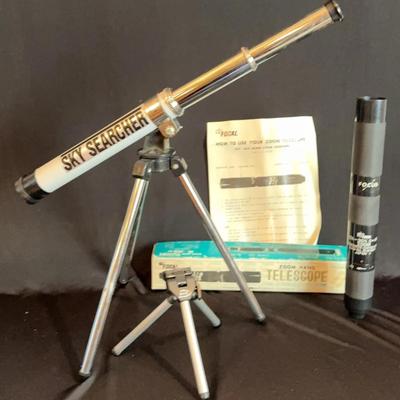 Vintage Telescopes * Focal Zoom Hand 10x - 30x 30 MM * Kid’s Sky Searcher With Tripod *