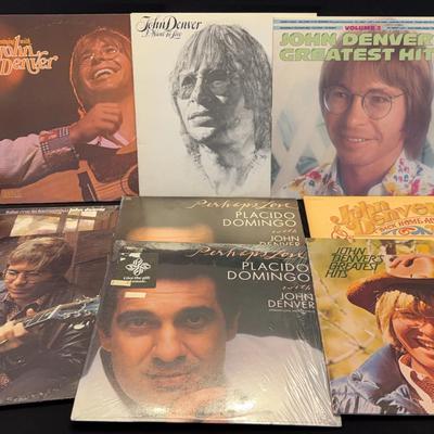 7~ JOHN DENVER Records LPs * 2~ PLACIDO DOMINGO With J.DENVER