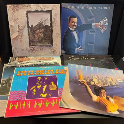 LED ZEPPELIN; 4~SUPERTRAMP; BLUE OYSTER CULT! Records LPs