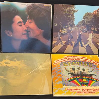 LP Records * Beatles & John Lennon * Abbey Road; Imagine; Milk & Honey 