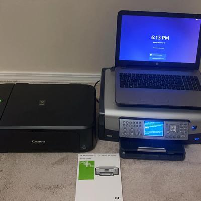 HP Laptop & Printer and Canon Pixma Printer 