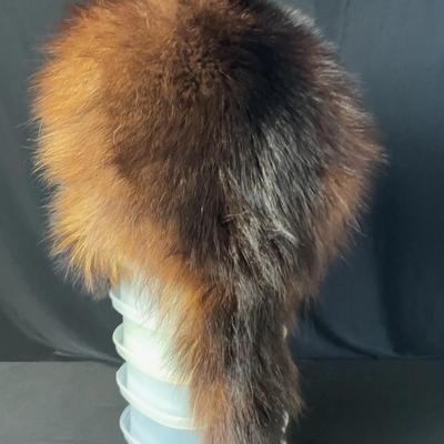  Vintage Coon Skin Fur Hat 