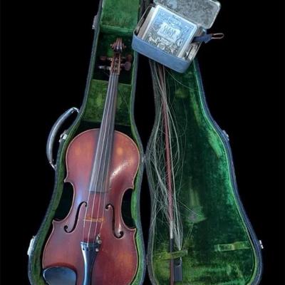 Antique 1928 Seattle Liutajio Violin & New Packaged Strings * Seattle Philharmonic 