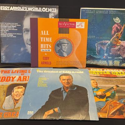 EDDY ARNOLD COLLECTION & ROY ACUFF Records LPs