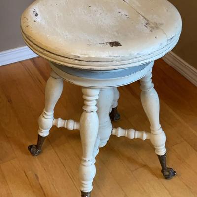 Antique Piano Stool 