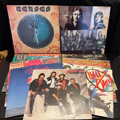 KANSAS; FOREIGNER; 3~HALL&OATES & MORE! Records LPs