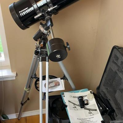 Celestron Powerseeker Telescope * 27EQ * Color Eyepiece Filter Set * Smartphone Digiscoping Adapter 