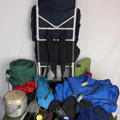 Hiking & Dry Camping Goods * CampTrails Backpack; Water Storage; Compass & More