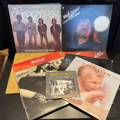 2~BOB SEGER; SCORPIONS; VAN HALEN; DOORS Records LPs * Excellent Condition
