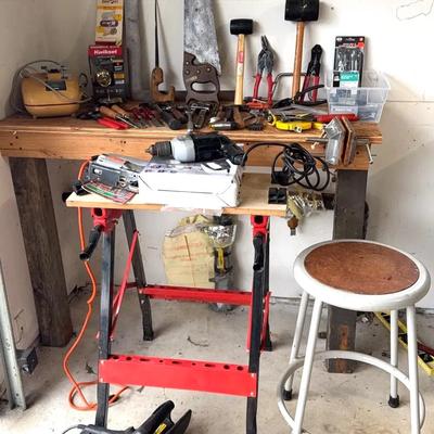 Kwikset Lock; B&D Jig Saw; Heatgun; 14” Chainsaw * Miscellaneous Tools 