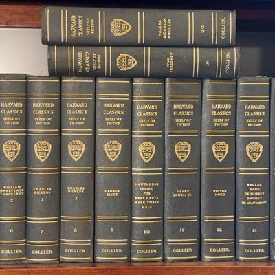 1917 Harvard Classics Shelf Of Fiction Books #1-20 * Dickens, Tolstoy, Austen, Eliot