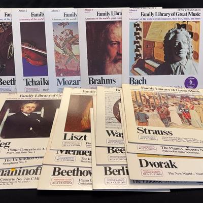 Family Library Of Great Music FUNK & WAGNALLS Records LPs 