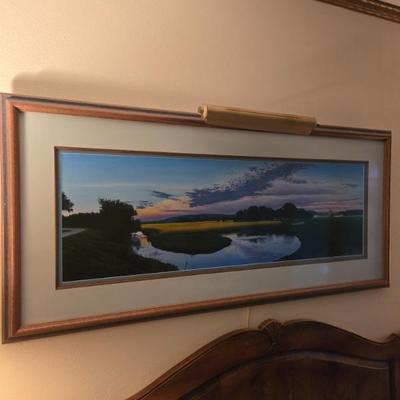 Steve Kozar original of Black Earth Creek.  Includes original receipt signed by Steve