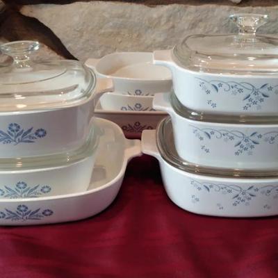 "Provincial Blue" & "Cornflower" Corningware