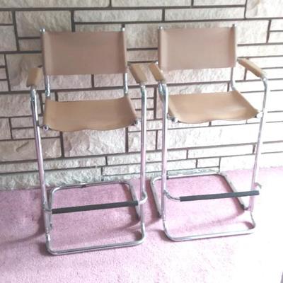 Mart Stam-style Cantilever Bar/Counter Stools