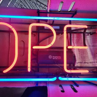 Neon "Open" Sign 