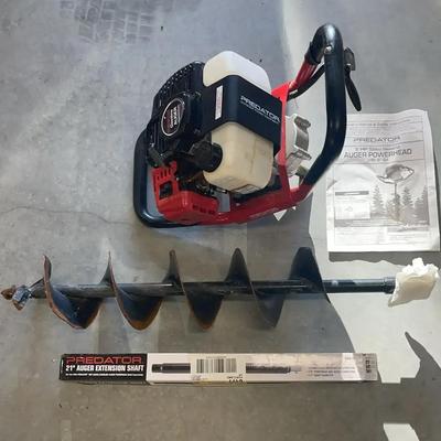 Predator 2 HP 52cc Gasoline Auger Powerhead