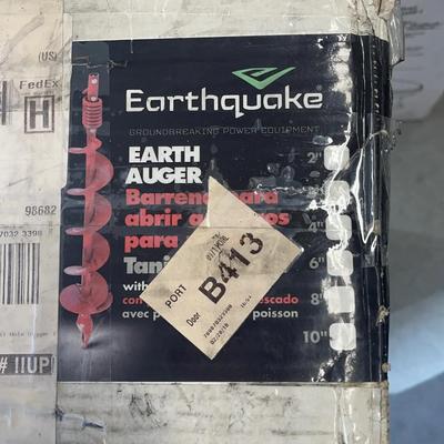 Earthquake Earth Auger