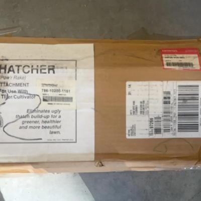 De-Thatcher (Pow'r Rake) Attachment for a Tiller Cultivator