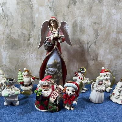 Jim Shore And Lenox Ornaments