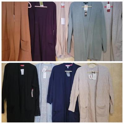 Variety Of Cardigans Size L NWT 
