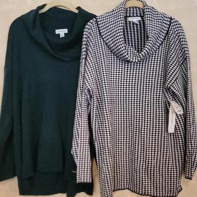 Calvin Klein Cowl Neck Sweaters NWT Size L 