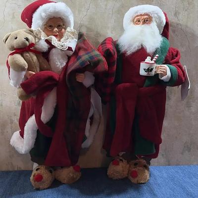 Mr. And Mrs. Claus - 18” Tall
