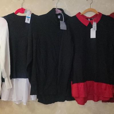 Red, Black And White XL Sweaters NWT 