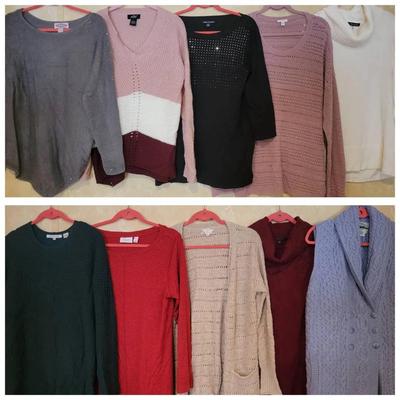 Women's Size L Sweaters Featuring J Jill And Aran Crafts Ireland