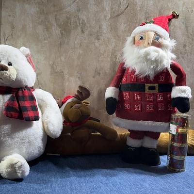 Santa And Polar Bear 