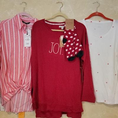 'Joyous'  Collection Size L Featuring Rae Dunn And Ruby Rd NWT 