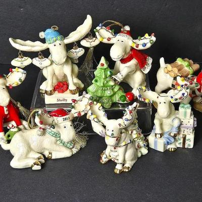 Lenox Marcel Moose Christmas Ornaments & More 2016-2020