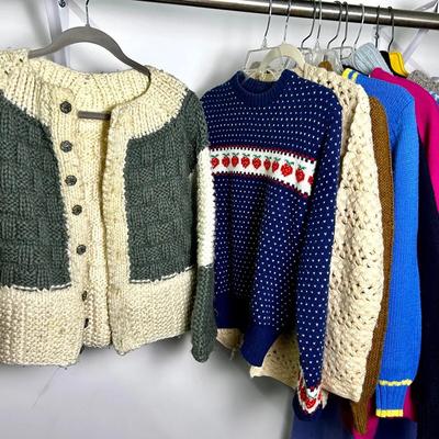 Vintage Woodward & Lothrop, Causal Corner & More Sweaters - Size S,M