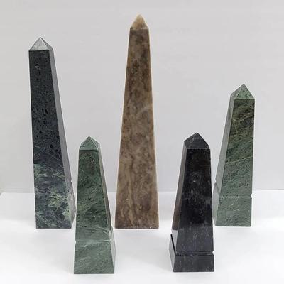 Polished Stone Obelisks - 10-18” Tall