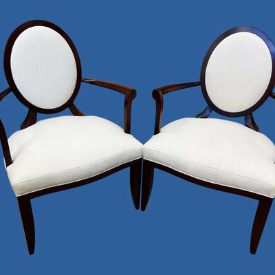 Barbara Berry Collection by Baker Arm Chairs - 24X21X38”