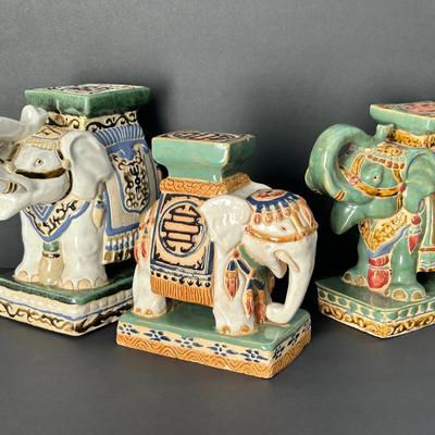 Ceramic Elephants 