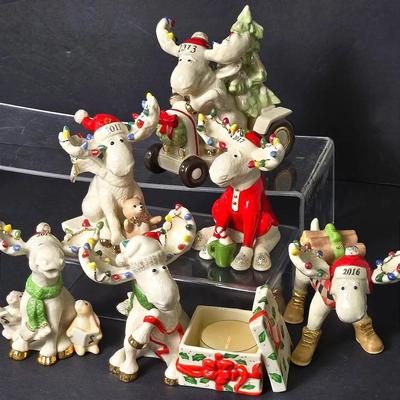 Lenox Marcel Moose Christmas Ornaments & More 2011-2017