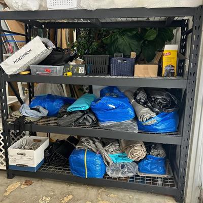 Whalen Industrial Shelving Unit - 77X24X72”