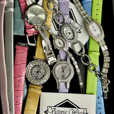 Victoria Wieck, Bulova & More Rhinestone Accented Watches